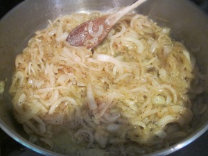 carmelizing onions