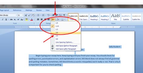 How do i set wordpad or notepad to double space? | yahoo 