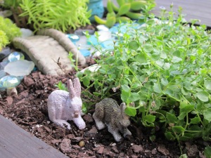 fairy garden rabbits