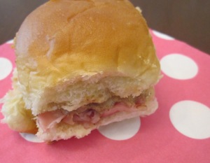baked ham sandwich